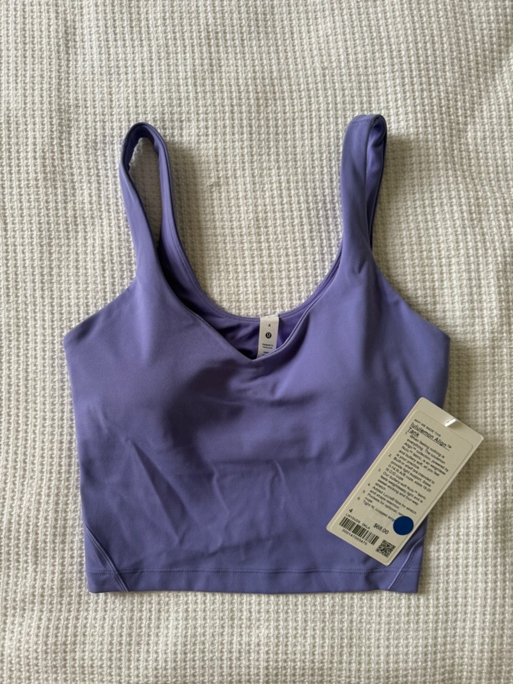 Lululemon Align Tank Dark Lavender sz 4